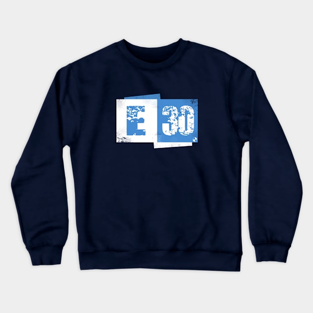 e30 block Crewneck Sweatshirt by akirascroll